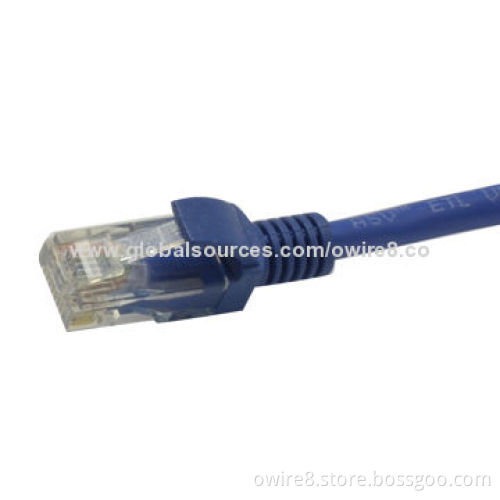 Cat5e UTP patch cord, 2, 3, 5m, stranded bare copper conductorNew